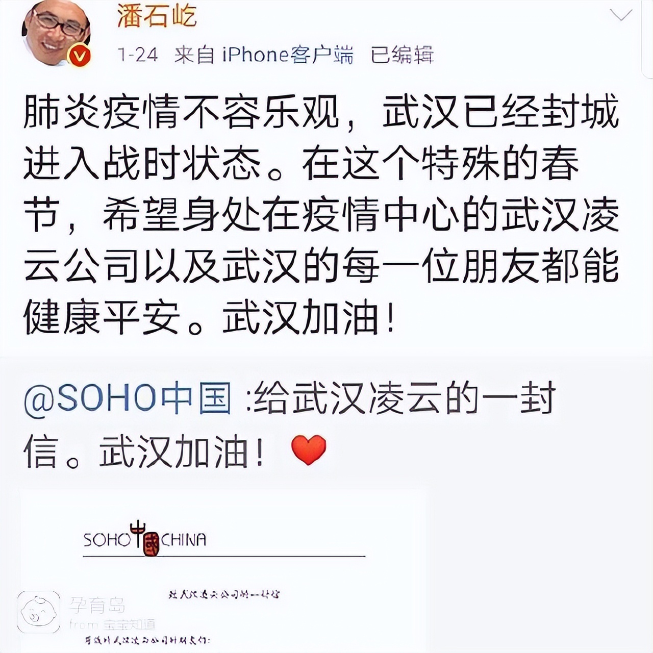 潘石屹简介(国难临头却捐美国六亿,儿子诋毁英烈,套现百亿跑路失败)