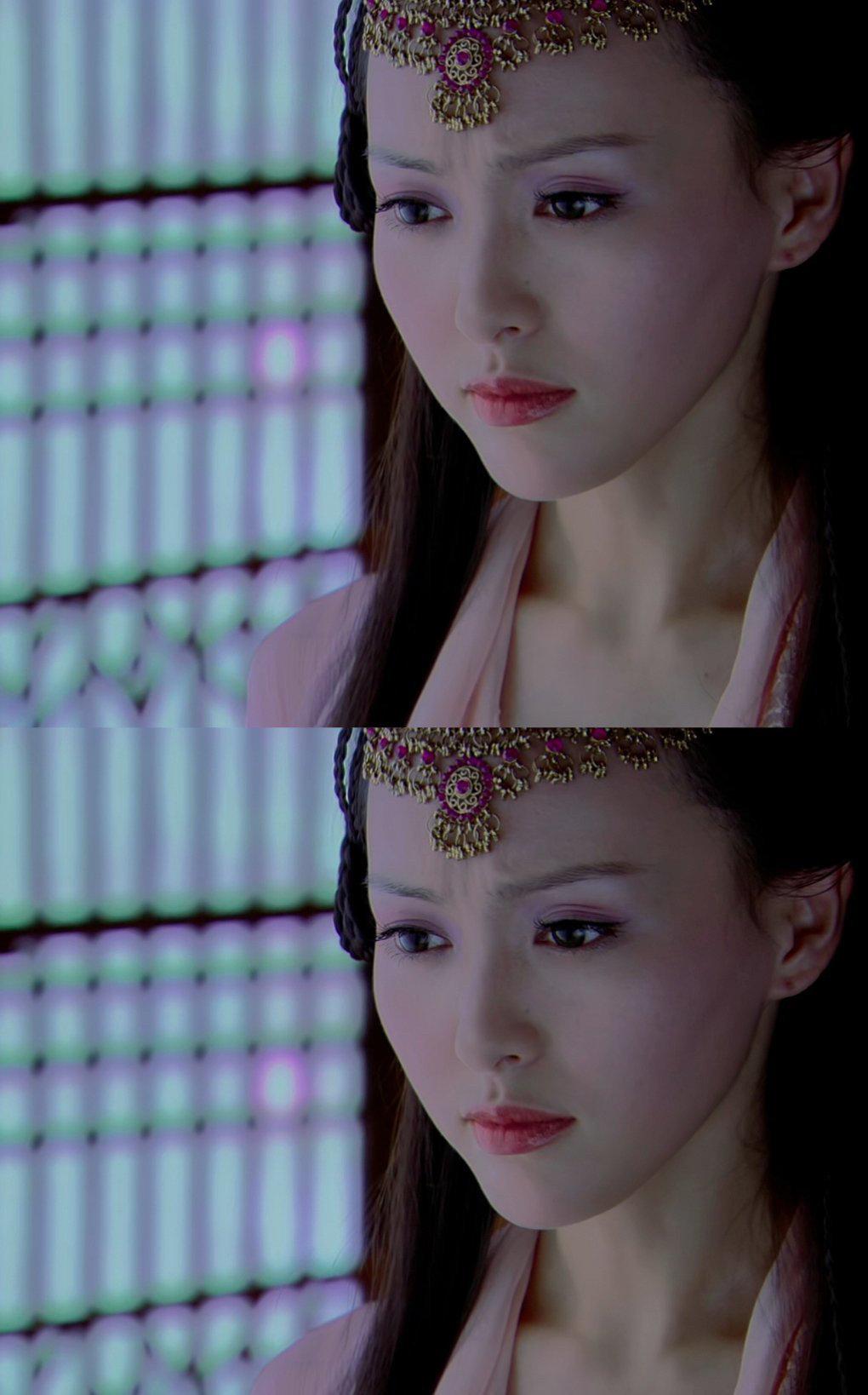 紫萱是谁演的(唐嫣的紫萱,让不少观众第一眼惊为天人)